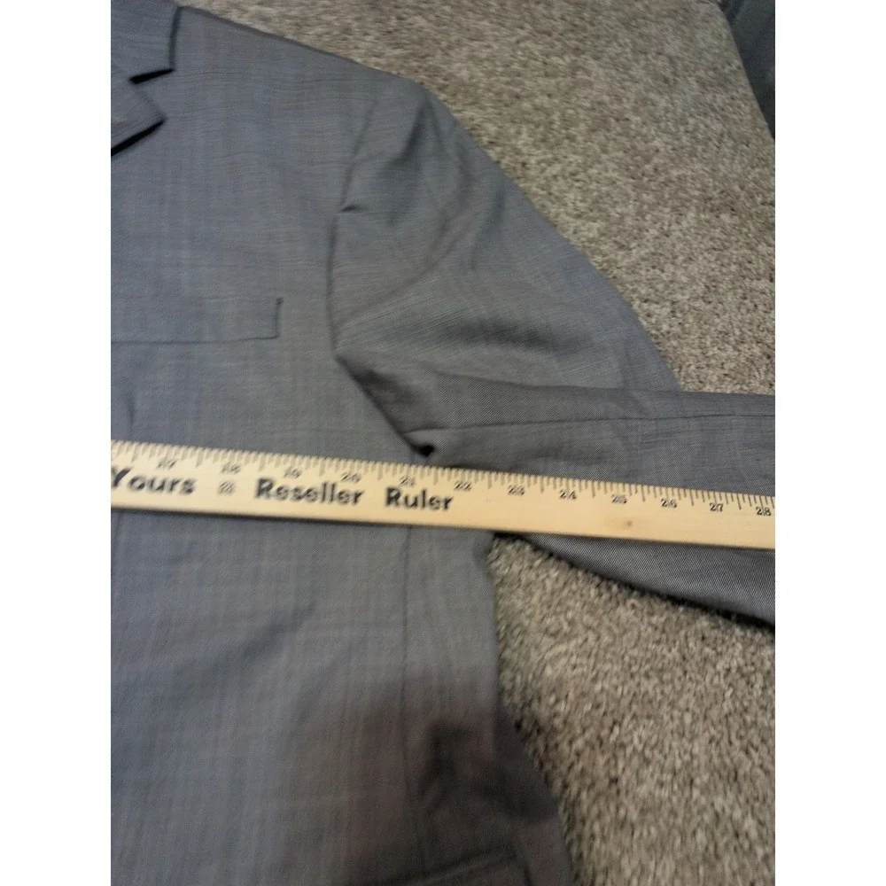 Michael‎ Kors Mens 46S Gray Wool Blend 2 Button Blazer Sport Coat Made in Canada
